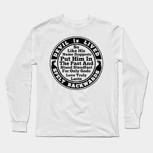 Devil Is Lived Spelt Backwards Long Sleeve T-Shirt